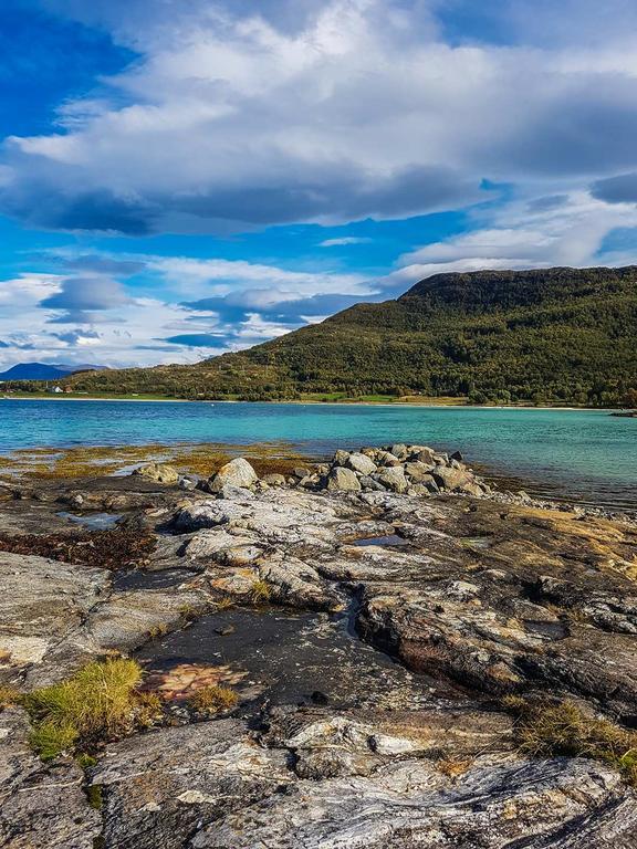 Tjeldsundbrua Camping Hotel Evenskjer Bagian luar foto