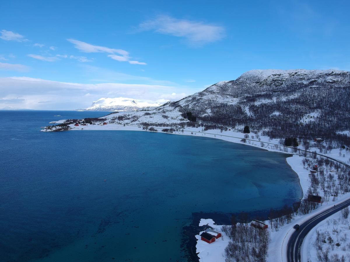 Tjeldsundbrua Camping Hotel Evenskjer Bagian luar foto