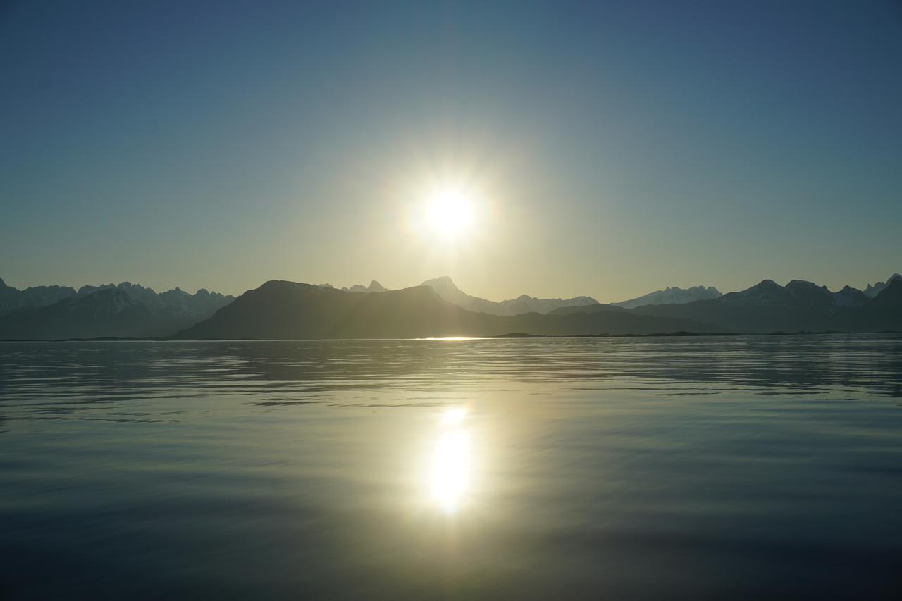 Tjeldsundbrua Camping Hotel Evenskjer Bagian luar foto