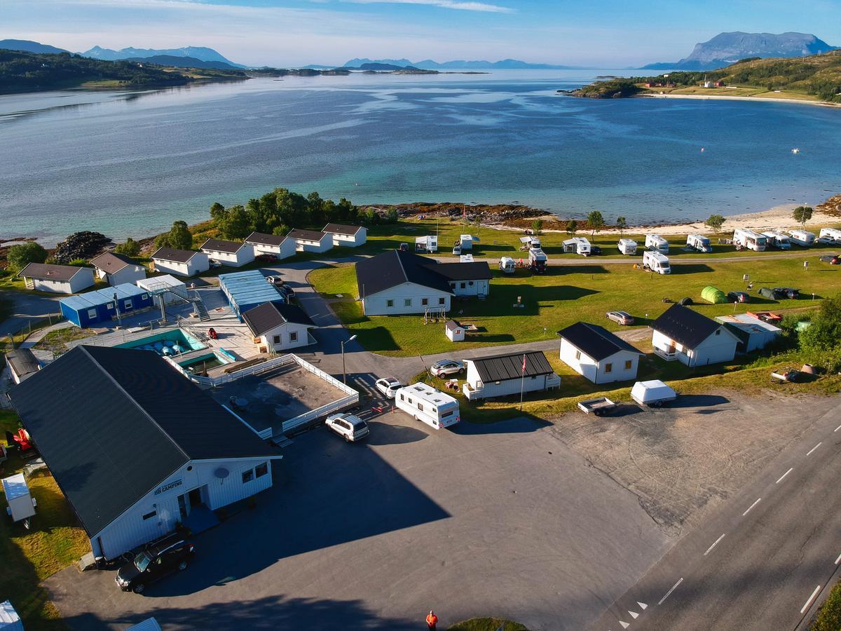 Tjeldsundbrua Camping Hotel Evenskjer Bagian luar foto