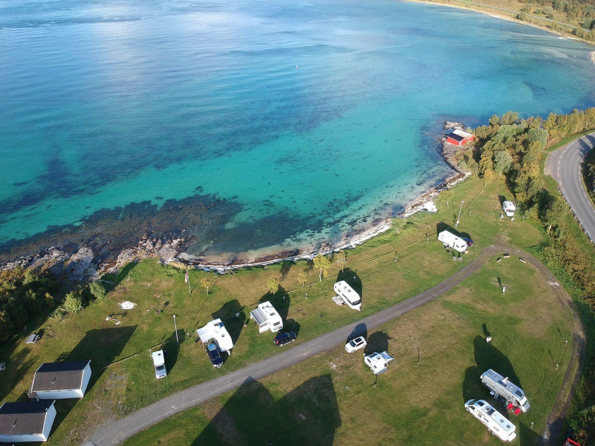 Tjeldsundbrua Camping Hotel Evenskjer Bagian luar foto