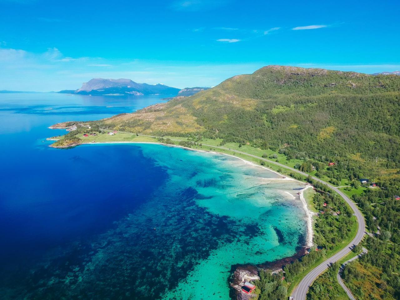 Tjeldsundbrua Camping Hotel Evenskjer Bagian luar foto