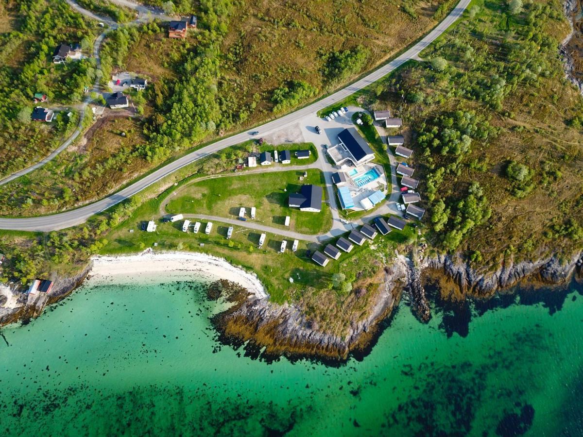 Tjeldsundbrua Camping Hotel Evenskjer Bagian luar foto